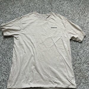 Patagonia Light Tan Short Sleeve Tee